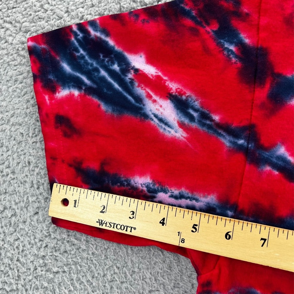 Liquid Blue MLB Boston Red Sox Burst Tie Dye T-Shirt Mens XL Red Navy Blue - Picture 8 of 12